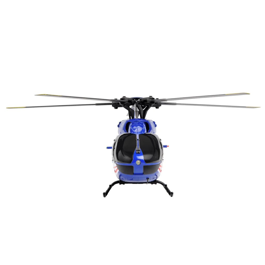 Amewi Luxembourg Air Rescue H145 Helikopter Brushless 6-Kanal 6G 25383 Helikopter RTF – Draufsicht