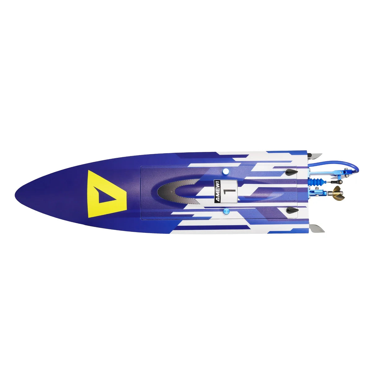 Amewi Marlin S5 Mono-Speedboot Brushless 450mm 26118 Speedboot RTR – Draufsicht