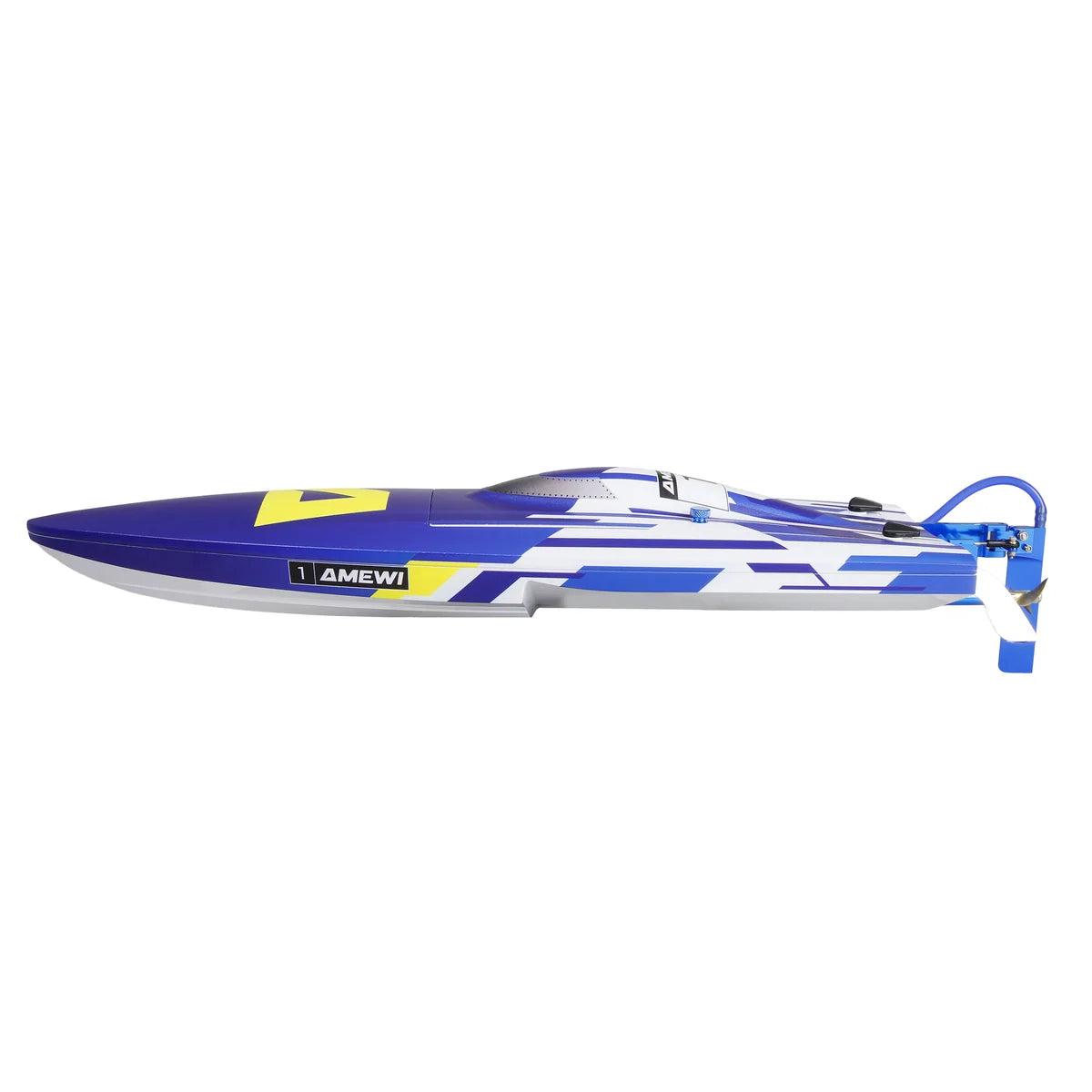 Amewi Marlin S5 Mono-Speedboot Brushless 450mm 26118 Speedboot RTR – Seitenansicht