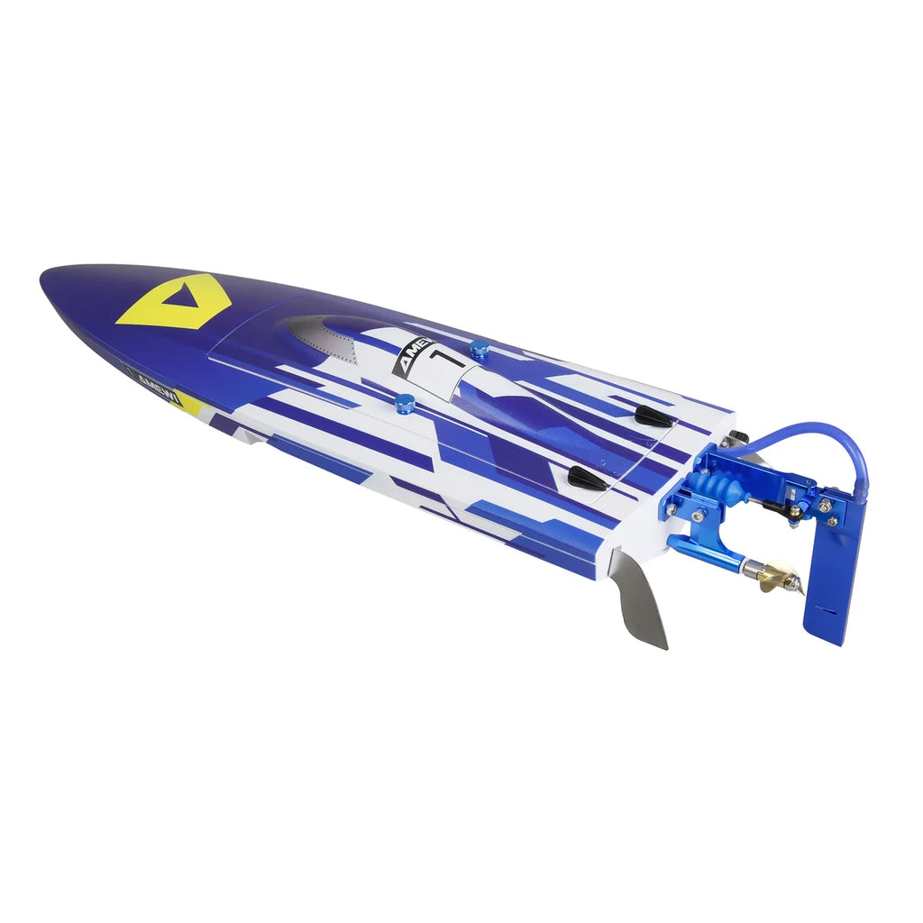 Amewi Marlin S5 Mono-Speedboot Brushless 450mm 26118 Speedboot RTR – Seitenansicht