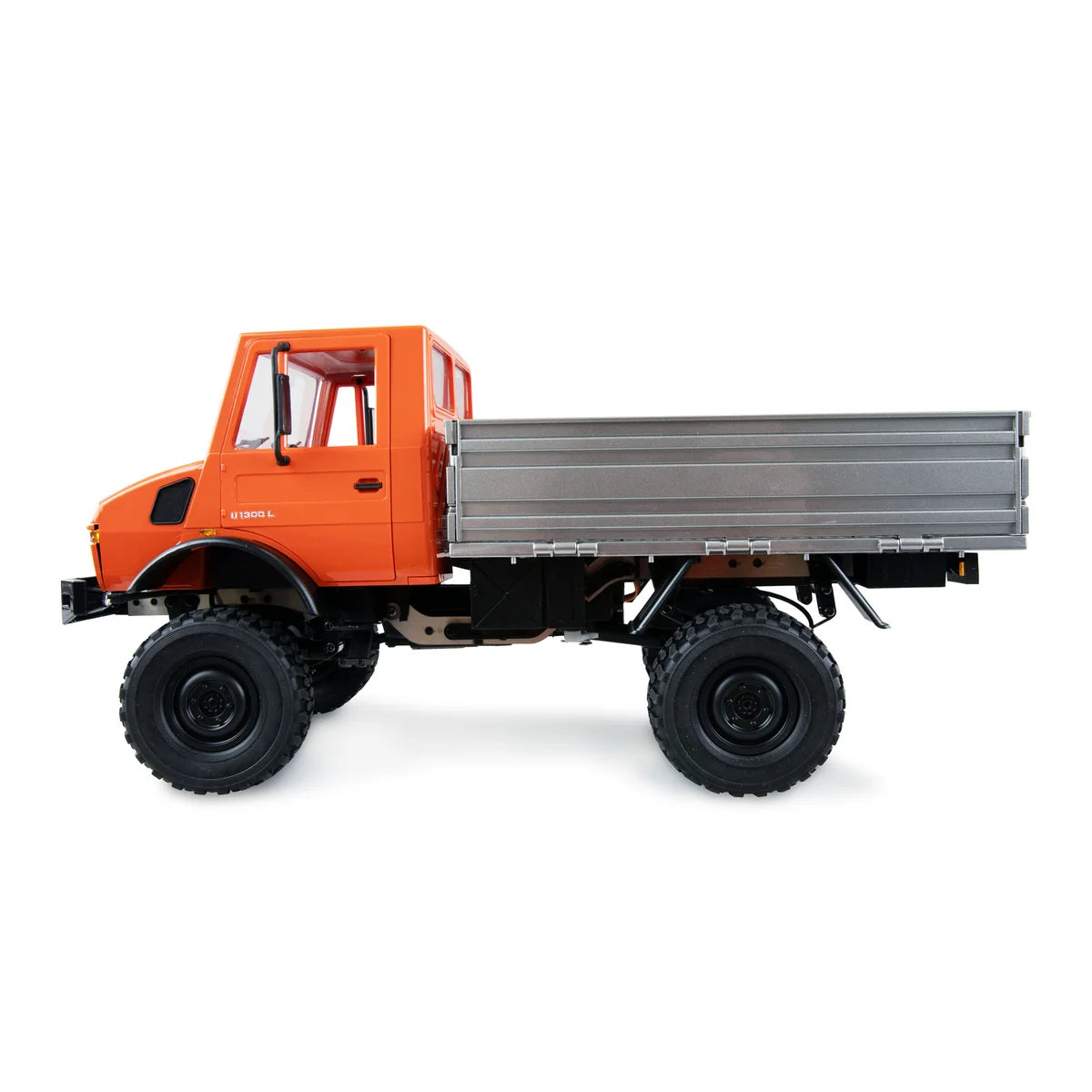 Amewi Mercedes-Benz Unimog Advanced 4WD Orange 22630 im Maßstab 1:12 Truck RTR – Seitenansicht