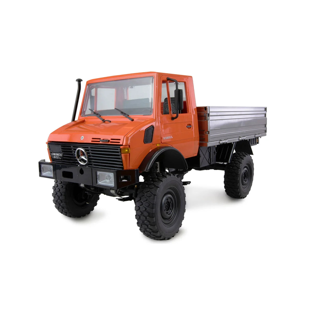 Amewi Mercedes-Benz Unimog Advanced 4WD Orange 22630 im Maßstab 1:12 Truck RTR – Seitenansicht