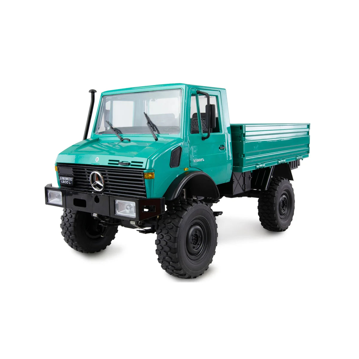 Amewi Mercedes-Benz Unimog Advanced 4WD Petrol 22660 im Maßstab 1:12 Truck RTR – Seitenansicht