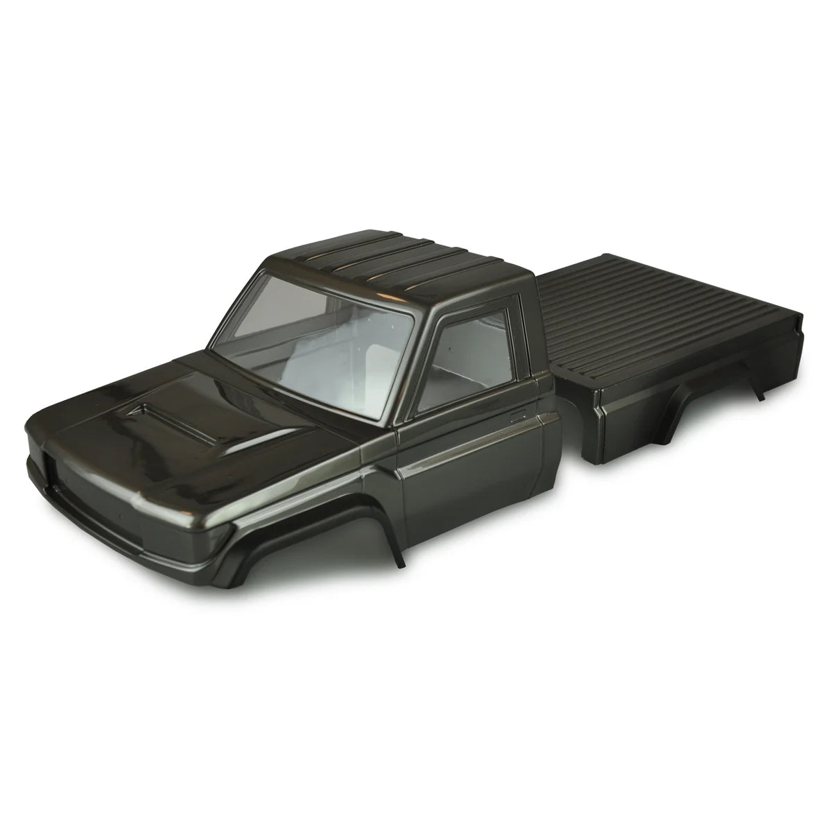 Amewi Pick-Up Crawler Karosserie Polycarbonat grau 021-17223144B im Maßstab 1:10 Crawler – Seitenansicht