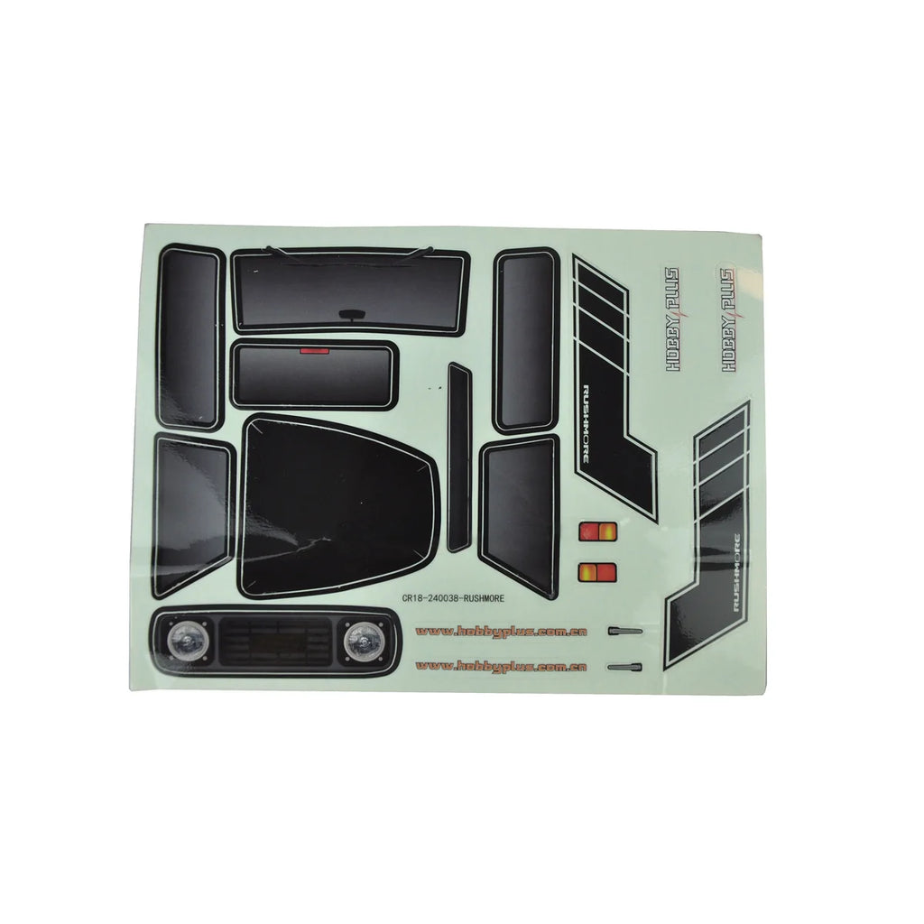 Amewi Rushmore Lexan Karosserie metallic für AMXRock AM18 Grau 015-18040 Crawler – Lieferumfang und Zubehör