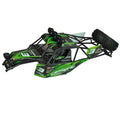 Amewi Sandbuggy Karosserie grün 012-FY-CK03G im Maßstab 1:12 Buggy – Draufsicht mit grüner Karosserie und schwarzem Chassis