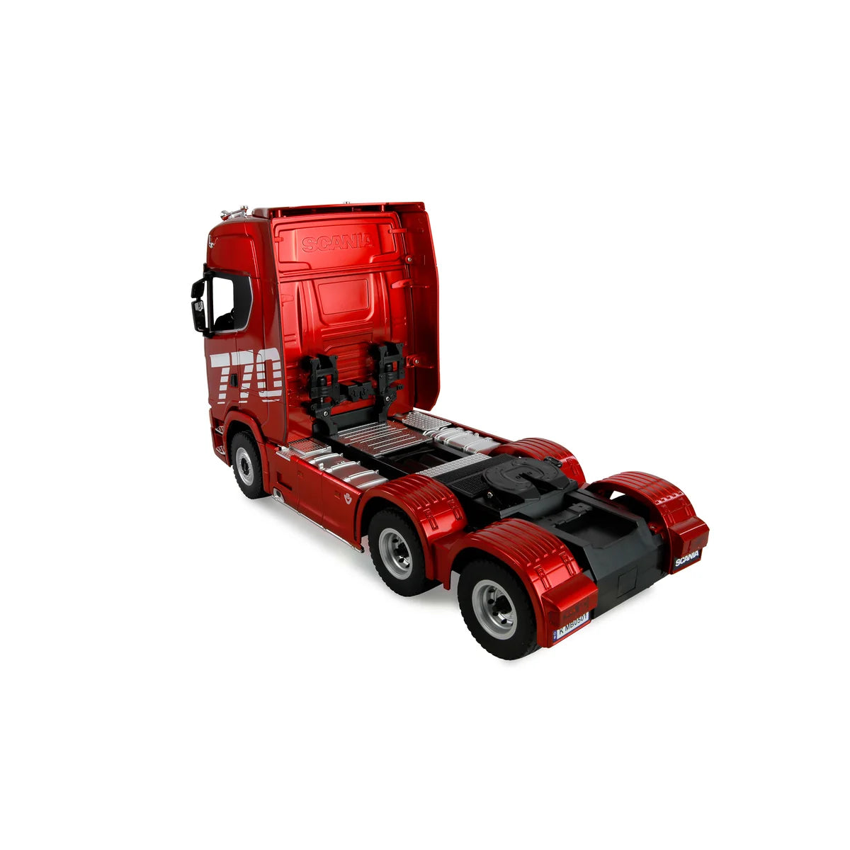 Amewi Scania 770 S Zugmaschine 6x4 Rot 22717 im Maßstab 1:18 Truck RTR – Seitenansicht