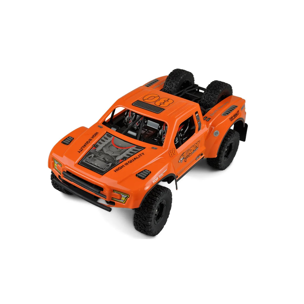 Amewi Short Course Truck SC12 brushed Orange 22429 im Maßstab 1:12 Offroad RTR – Draufsicht