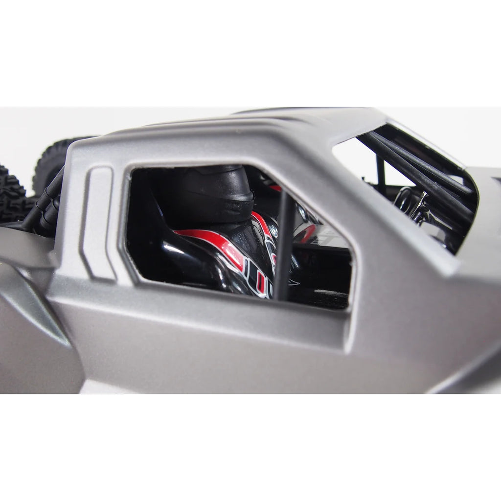 Amewi Short Course Truck SC12 brushed Silber 22430 im Maßstab 1:12 Offroad RTR – Innenraum