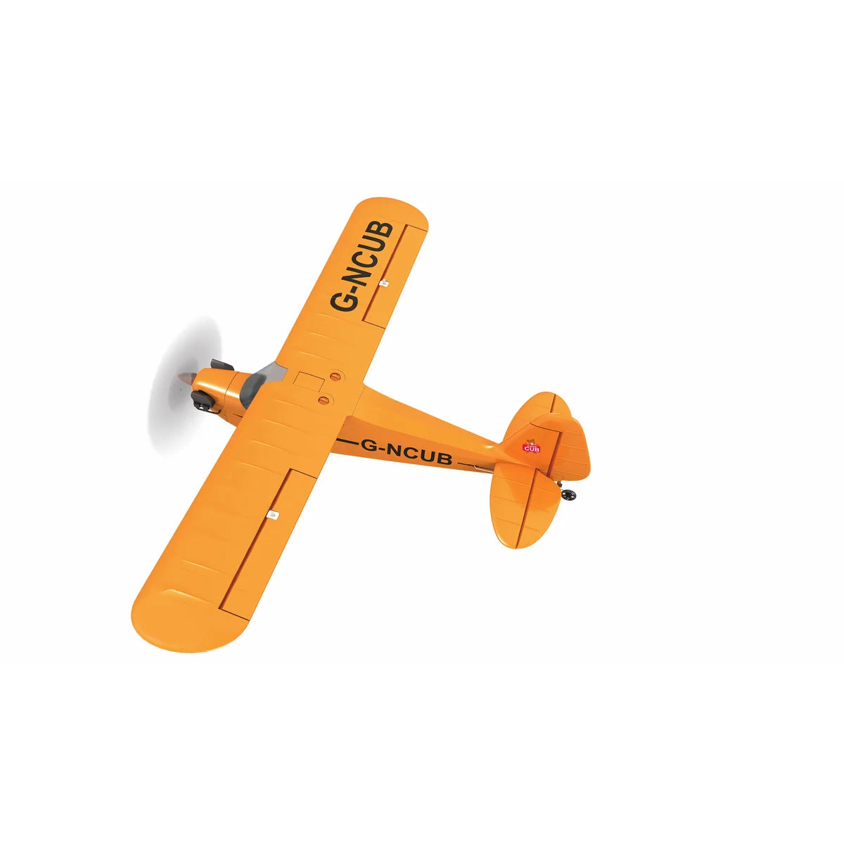 Amewi Skylark Propellerflugzeug 5-Kanal 650mm 3D/6G 24087 Flugzeug RTF – Seitenansicht mit Propeller, Leitwerk und Rädern