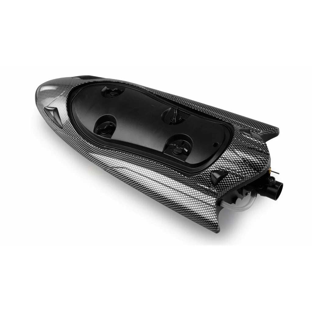 Amewi Stingray Speedboot mit Jetantrieb 335mm Carbon-Optik 26108 Jetboot RTR – Draufsicht mit Carbon-Optik und Jetantrieb