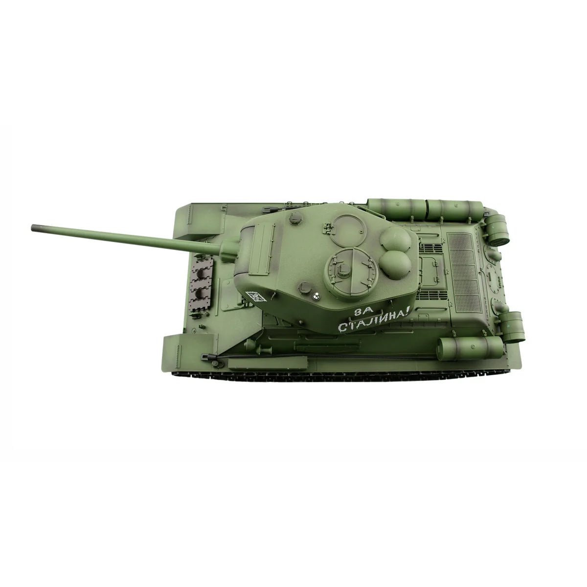 Amewi T-34/85 Standard Line BB 23035 im Maßstab 1:16 Panzer RTR – Draufsicht mit Kanonenrohr, Kuppel und Ausrüstung