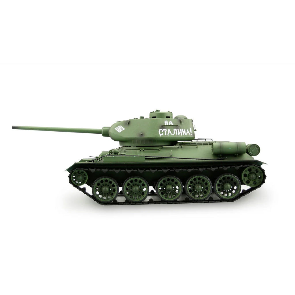 Amewi T-34/85 Standard Line BB 23035 im Maßstab 1:16 Panzer RTR – Seitenansicht