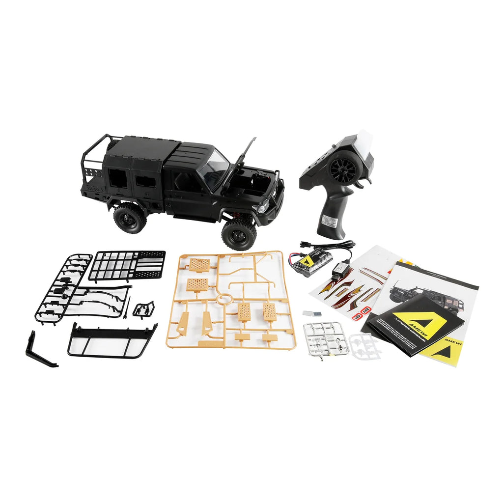 Amewi Toyota Land Cruiser Crawler 4WD 22706 im Maßstab 1:12 Crawler RTR – Lieferumfang und Zubehör
