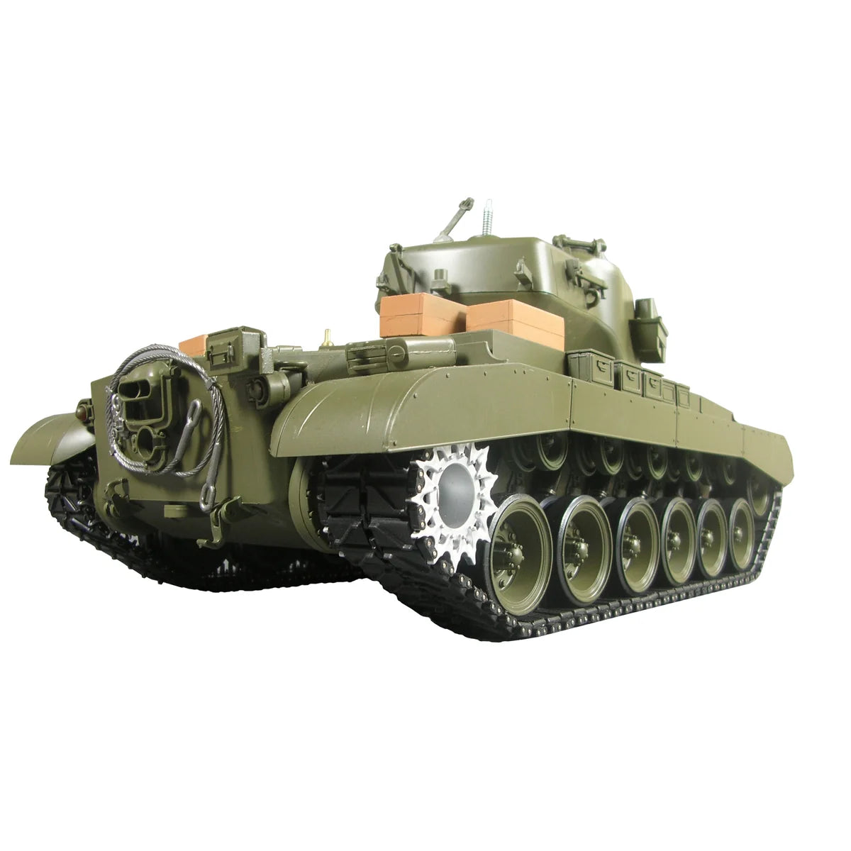 Amewi U.S. M26 Pershing Standard Line IR/BB 23061 im Maßstab 1:16 Panzer RTR – Seitenansicht
