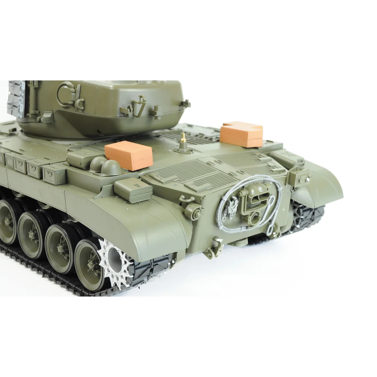 Amewi U.S. M26 Pershing Standard Line IR/BB 23061 im Maßstab 1:16 Panzer RTR – Seitenansicht