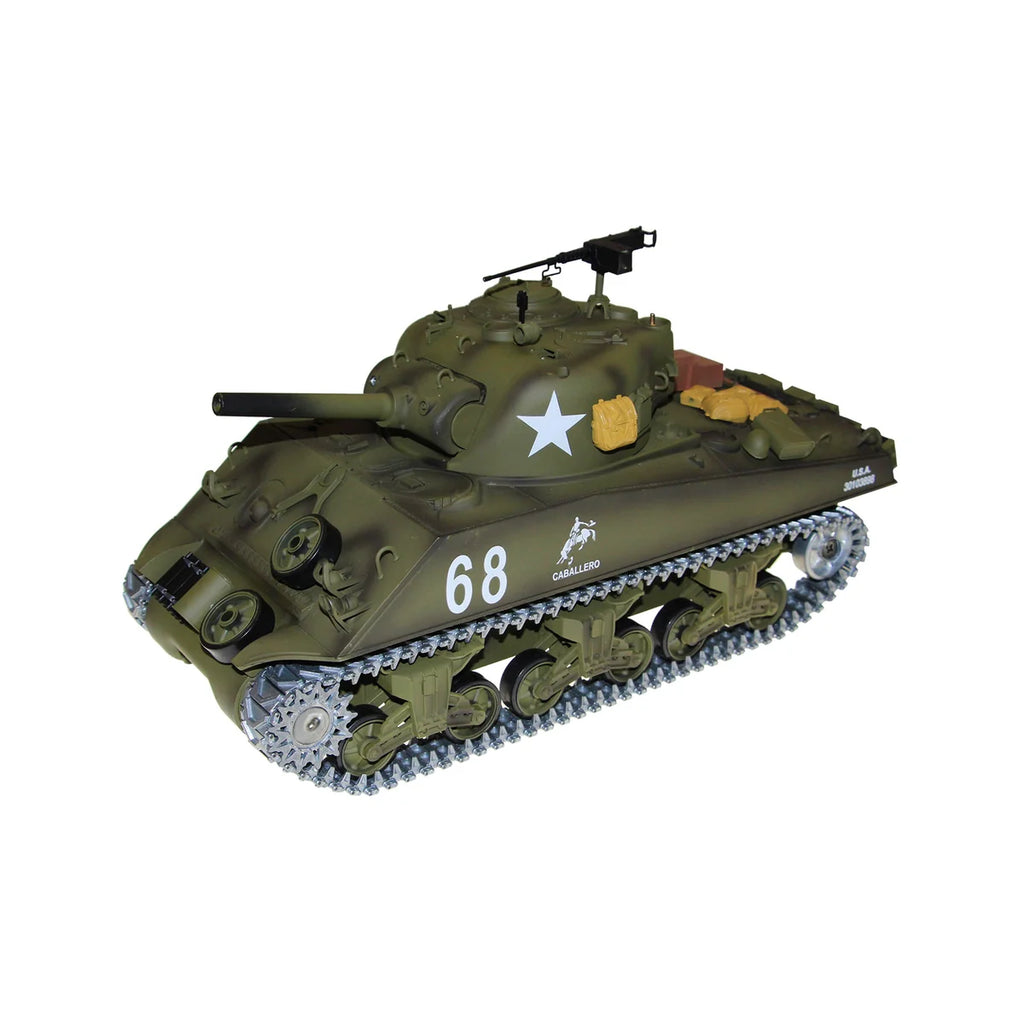 Amewi U.S. M4A3 Sherman Professional Line IR/BB 23115 im Maßstab 1:16 Panzer RTR – Draufsicht