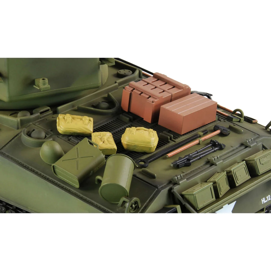 Amewi U.S. M4A3 Sherman Professional Line IR/BB 23115 im Maßstab 1:16 Panzer RTR – Lieferumfang und Zubehör