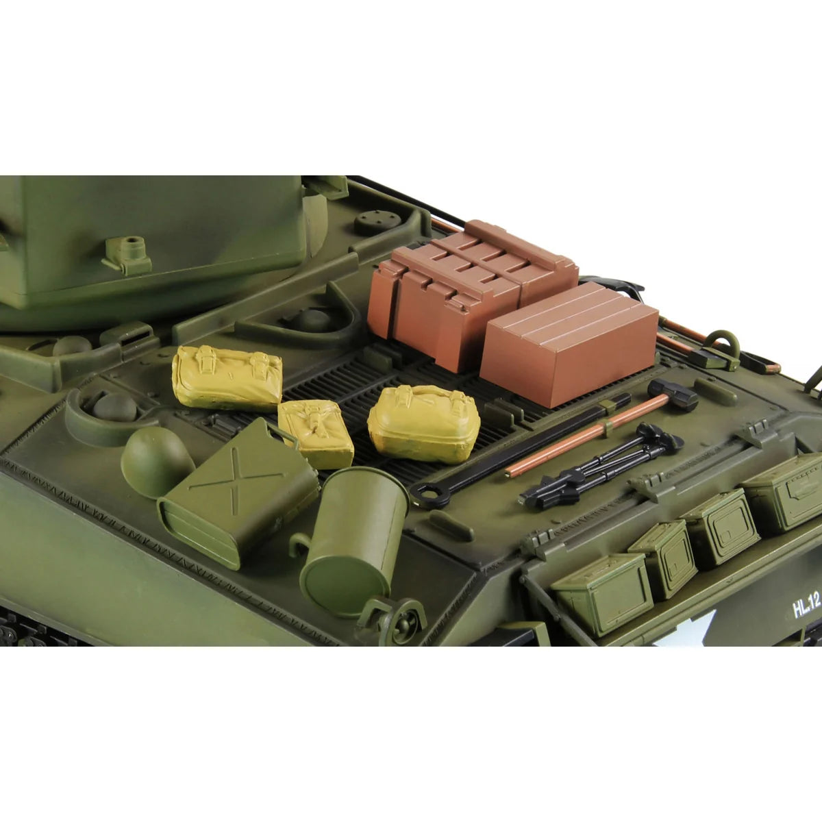 Amewi U.S. M4A3 Sherman Professional Line IR/BB 23115 im Maßstab 1:16 Panzer RTR – Lieferumfang und Zubehör