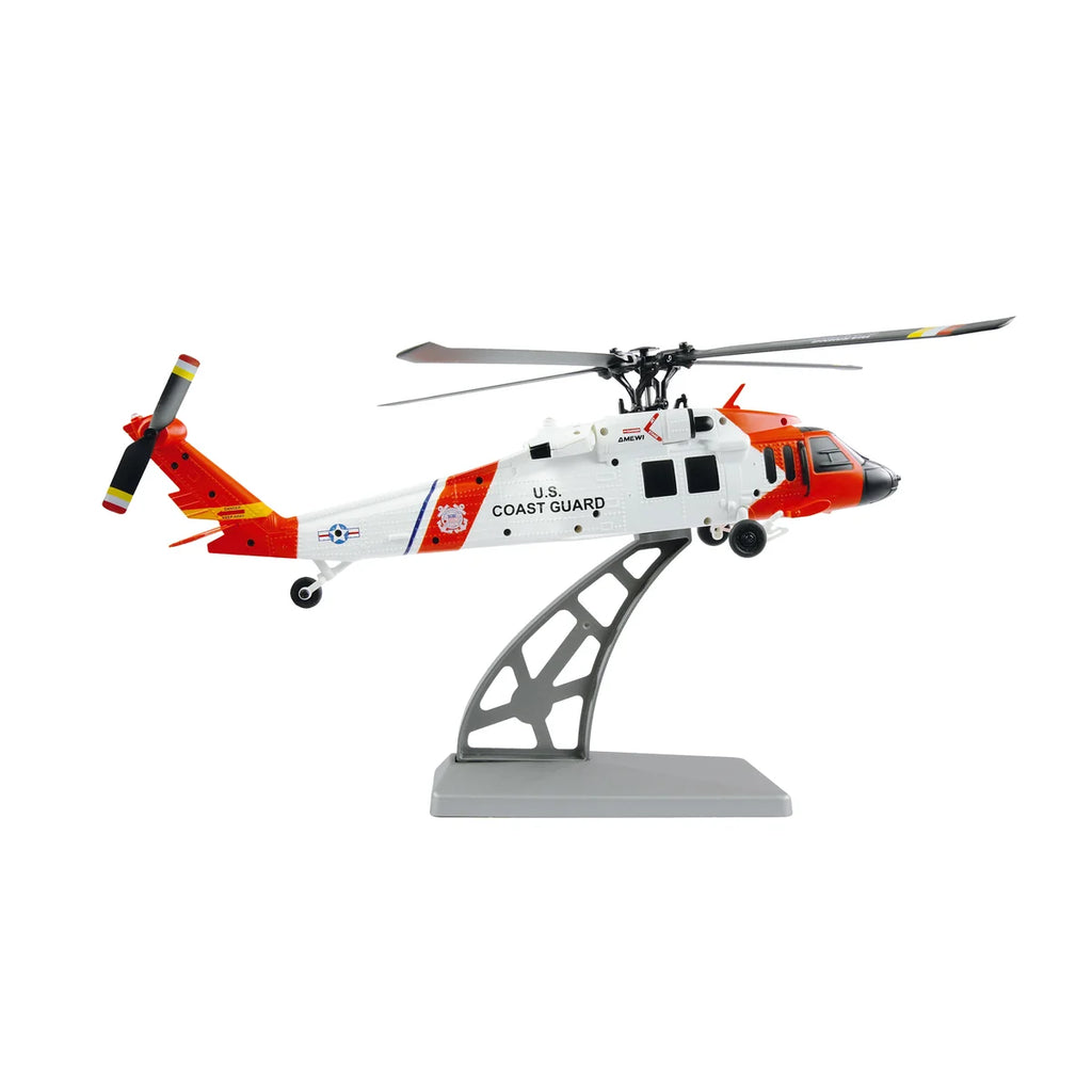 Amewi UH-60L Black Hawk Coastguard Brushless Helikopter 4-Kanal 6G 25357 Helikopter RTF – Seitenansicht