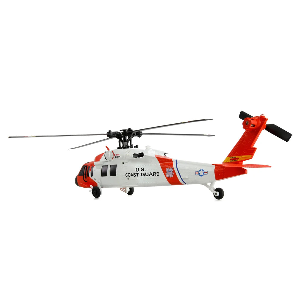 Amewi UH-60L Black Hawk Coastguard Brushless Helikopter 4-Kanal 6G 25357 Helikopter RTF – Seitenansicht