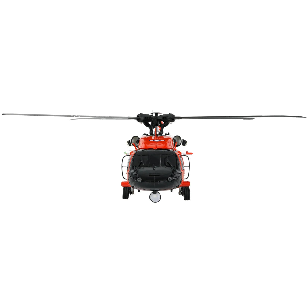 Amewi UH60 Black Hawk Coastguard Helikopter 6G/3D 25366 im Maßstab 1:47 Helikopter RTF – Draufsicht