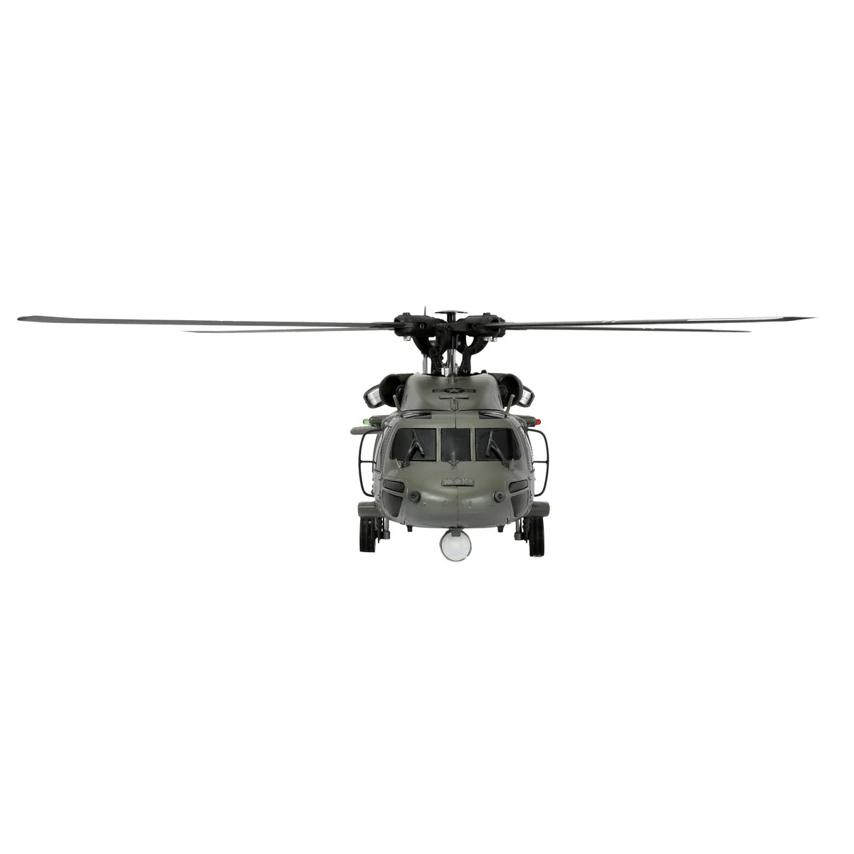 Amewi UH60 Black Hawk Marine CP Helikopter 6G/3D 25367 im Maßstab 1:47 Helikopter RTF – Frontansicht