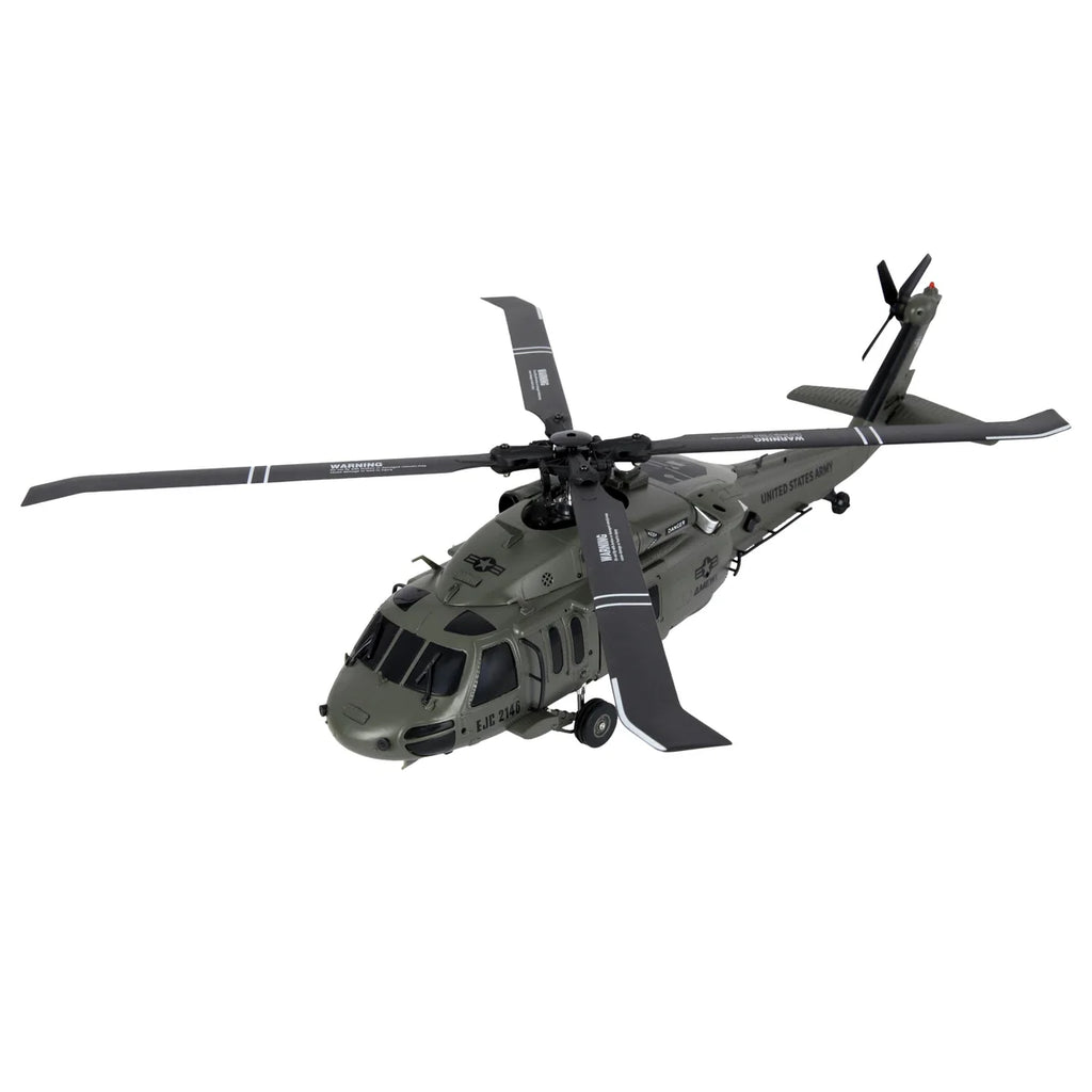 Amewi UH60 Black Hawk Marine CP Helikopter 6G/3D 25367 im Maßstab 1:47 Helikopter RTF – Seitenansicht