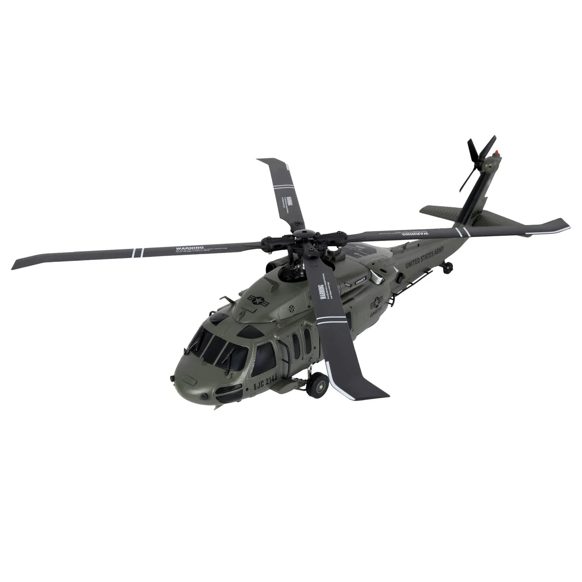 Amewi UH60 Black Hawk Marine CP Helikopter 6G/3D 25367 im Maßstab 1:47 Helikopter RTF – Seitenansicht