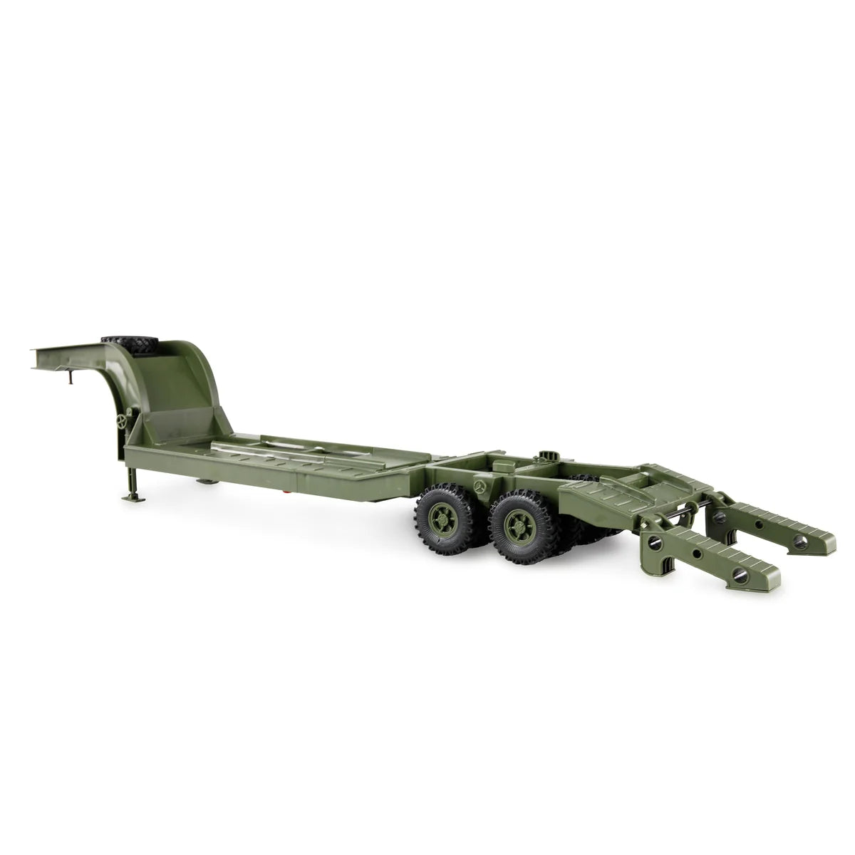 Amewi Ural B36 Militär LKW 6WD mit Tieflader 22671 im Maßstab 1:16 Baumaschine RTR – Seitenansicht