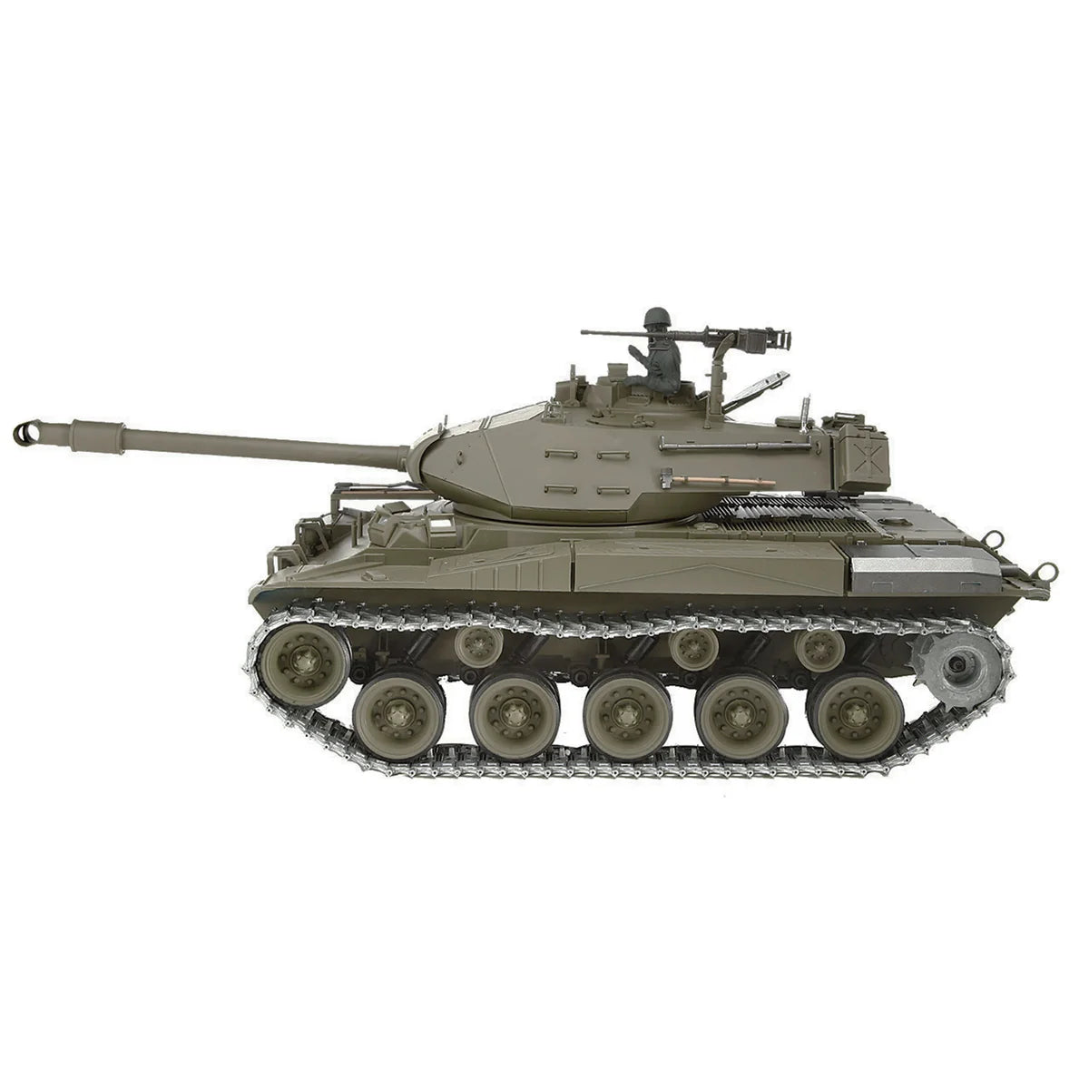 Amewi Walker Bulldog M41 Advanced Line IR/BB 23045 im Maßstab 1:16 Panzer RTR – Seitenansicht