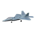 Amewi XFly F-22 Raptor Jet Twin 40mm EDF 24145 Flugzeug PNP – Seitenansicht mit Fahrwerk, grau lackiert