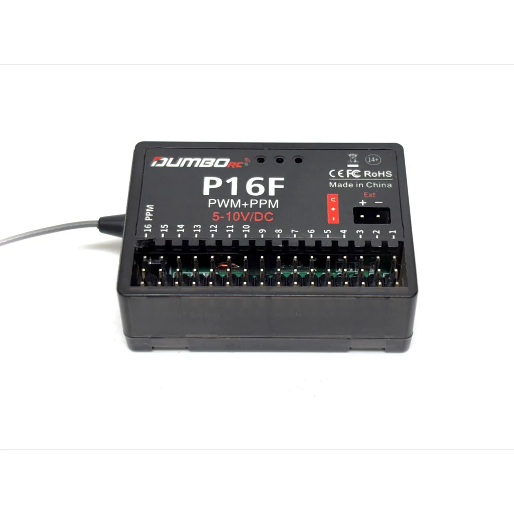 DumboRC Dumbo RC 16-Kanal Empfänger "P16F" 2.4GHz P16F
