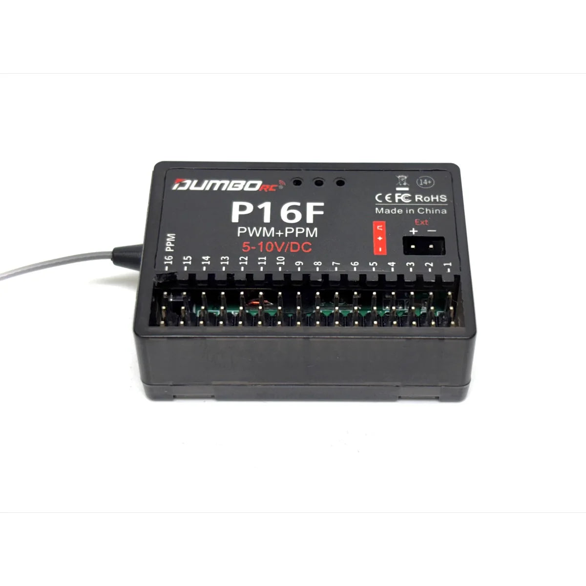 DumboRC Dumbo RC 16-Kanal Empfänger "P16F" 2.4GHz P16F