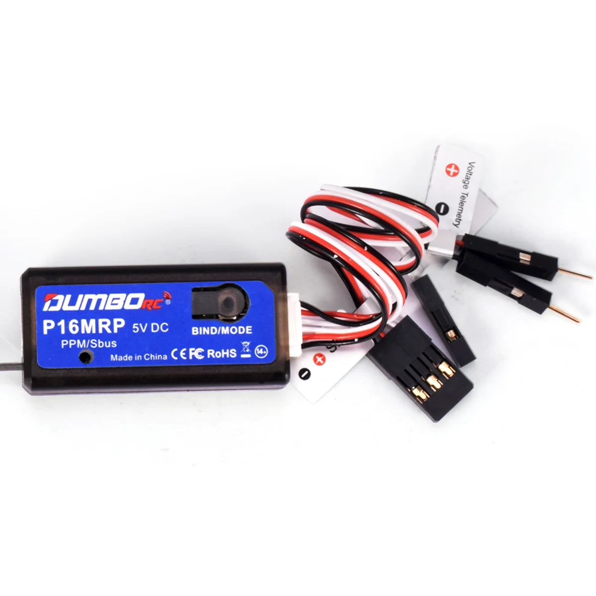 DumboRC Dumbo RC 16-Kanal Empfänger "P16MRP" 2.4GHz P16MRP