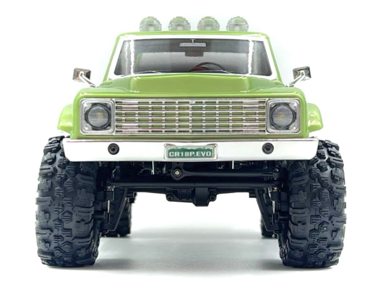 Hobby Plus CR18P EVO-V2 Convoy Crawler 1:18 4WD RTR Grün HBP1810504-GN – Frontansicht