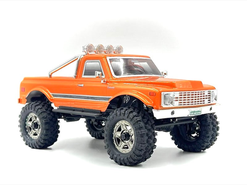 Hobby Plus CR18P EVO-V2 Convoy Crawler 1:18 4WD RTR Orange HBP1810504-OR – Schrägansicht hinten