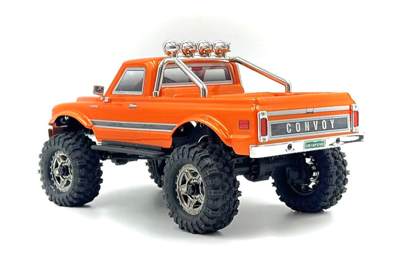 Hobby Plus CR18P EVO-V2 Convoy Crawler 1:18 4WD RTR Orange HBP1810504-OR – Schrägansicht vorne