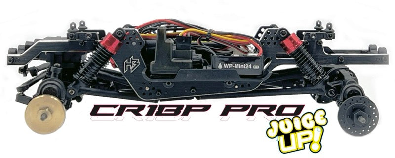 Hobby Plus CR18P PRO Juice Up Brushless Crawler 1:18 4WD RTR Gelb HBP1810360-JUYW – Chassis ohne Karosserie