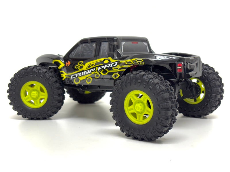 Hobby Plus CR18P PRO Juice Up Brushless Crawler 1:18 4WD RTR Gelb HBP1810360-JUYW – Schrägansicht vorne