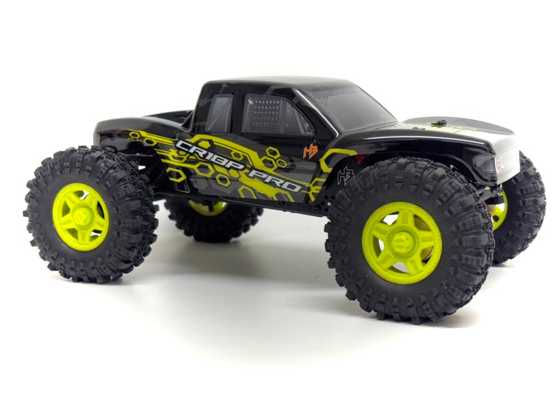 Hobby Plus CR18P PRO Juice Up Brushless Crawler 1:18 4WD RTR Gelb HBP1810360-JUYW – Seitenansicht