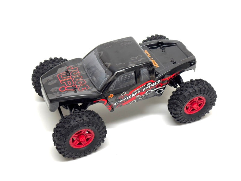 Hobby Plus CR18P PRO Juice Up Brushless Crawler 1:18 4WD RTR Rot HBP1810360-JURD – Schrägansicht hinten