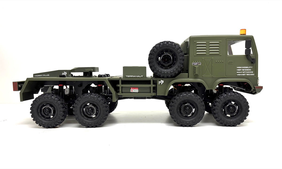 Hobby Plus CR18P Terranaut 8x8 AWS Crawler 1:18 RTR Grün HBP1810800-GN – Seitenansicht