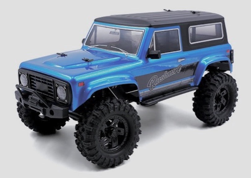 Hobby Plus CR18P V3 Rushmore Brushless Crawler 1:18 4WD RTR Cyan HBP1810416-V3 – Schrägansicht vorne