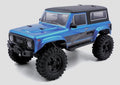 Hobby Plus CR18P V3 Rushmore Brushless Crawler 1:18 4WD RTR Cyan HBP1810416-V3 – Schrägansicht vorne