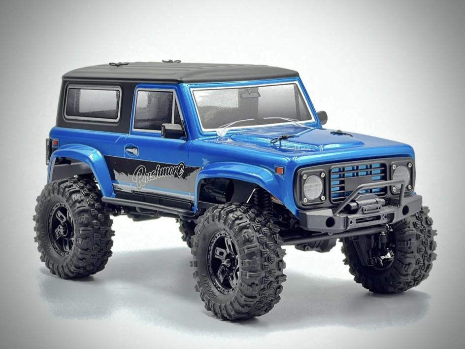 Hobby Plus CR18P V3 Rushmore Brushless Crawler 1:18 4WD RTR Cyan HBP1810416-V3 – Studioaufnahme