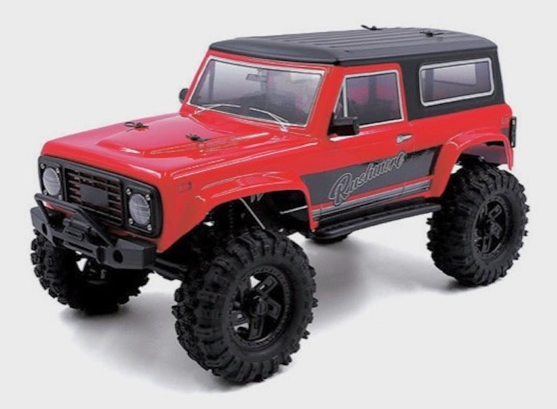 Hobby Plus CR18P V3 Rushmore Brushless Crawler 1:18 4WD RTR Rot HBP1810417-V3 – Schrägansicht vorne