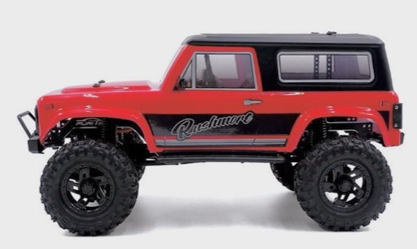 Hobby Plus CR18P V3 Rushmore Brushless Crawler 1:18 4WD RTR Rot HBP1810417-V3 – Seitenansicht