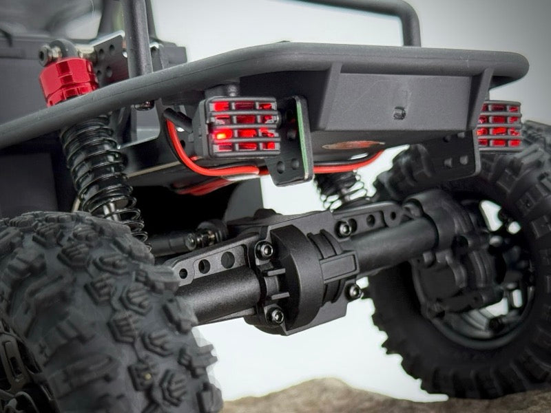 Hobby Plus CR18P V3 T-Hunter Brushless Crawler 1:18 4WD RTR – Detailansicht Fahrwerk
