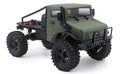 Hobby Plus CR18P V3 T-Hunter Brushless Crawler 1:18 4WD RTR Grün HBP1810418-V3 – Schrägansicht vorne